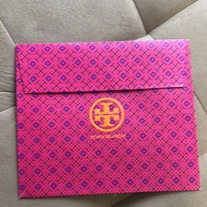Tory Burch Pink and Purple Envelope